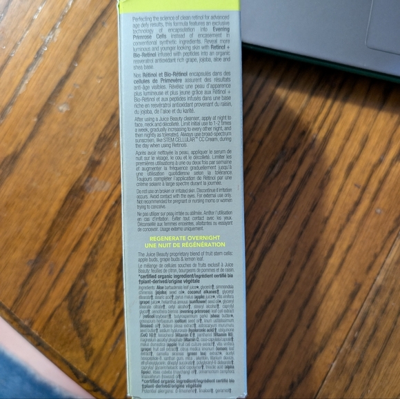 Juice Beauty Stem Cellular Anti-Wrinkle Retinol Overnight Serum 1fl.oz. 30mL - Picture 3 of 8